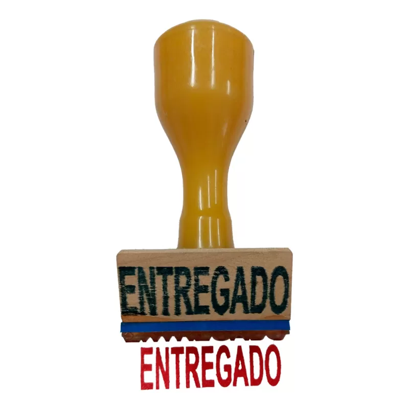 Sello de Madera Estándar Entregado